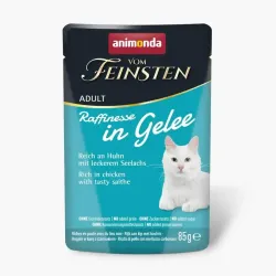 ANIMONDA Vom Feinsten Raffinesse kurczak z czarniakiem w galaretce 85g